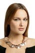 Rose Gold Petal Necklace by Tuleste Market