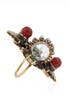 Transformer Crystal Burst Ring by Erickson Beamon