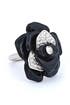 Noir Flower Ring by Kenneth Jay Lane