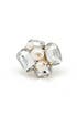 Pearl and Crystal Ring by Lee Angel