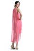 Coral Waterfall Dress by Badgley Mischka