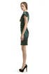 Emerald Gem Ruched Dress