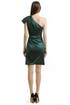 Emerald Gem Ruched Dress