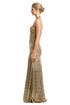 Gold Glitterati Gown by Badgley Mischka