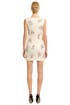 Nude Sequin Cluster Sheath by Badgley Mischka