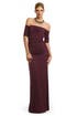 Venetian Wine Gown by Badgley Mischka