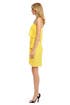 Yellow Peacock Chiffon Dress by Badgley Mischka