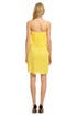 Yellow Peacock Chiffon Dress by Badgley Mischka