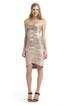 Champagne Hypnotizer Dress by BCBGMAXAZRIA
