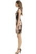 Caramel Swirl Sheath by Bibhu Mohapatra