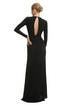 Black Light Keyhole Gown by Calvin Klein Collection