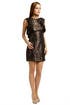 Copper Ruffle Dress by camilla and marc