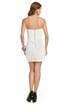 Ivory Frosting Petal Dress by Carlos Miele