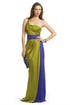 Rainforest Colorblock Gown by Carlos Miele