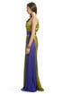 Rainforest Colorblock Gown by Carlos Miele