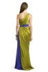 Rainforest Colorblock Gown by Carlos Miele
