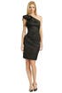 Black Truffle Dress by Carmen Marc Valvo