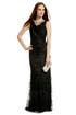 Lady Lace Sequin Gown by Carmen Marc Valvo