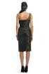 Metallic Animal Lace Dress by Christian Cota