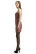 Mauve Spiral Strapless Dress by Christian Siriano