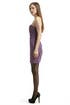 Purple Spiral Strapless Dress by Christian Siriano