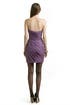 Purple Spiral Strapless Dress by Christian Siriano