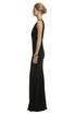 Black Seductive Sequin Gown by David Meister