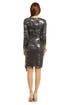 Charcoal Cocktail Sequin Dress by David Meister