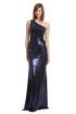 Navy Sequin Sultry Gown by David Meister