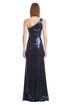 Navy Sequin Sultry Gown by David Meister