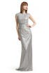 Silver Sequin Shine Gown by David Meister