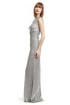 Silver Sequin Shine Gown by David Meister