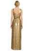 Clarice Gold Sequin Gown by Diane von Furstenberg