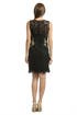 Gold Infused Lace Sheath by Elie Tahari