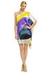 Paint Stroke Poncho Dress by Elie Tahari