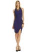 Purple Bardot Dress by Elizabeth and James