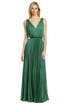 For Evergreen Pleat Gown by Halston Heritage