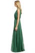 For Evergreen Pleat Gown by Halston Heritage