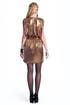 Liquid Gold Dress by Halston Heritage