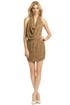 Paint Me Gold Dress by Haute Hippie