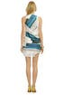 Blue Sea Tetra Dress by Helmut Lang