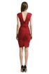 Cranberry Couture Dress by Hervé Léger