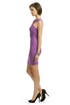 Purple Peep Dress by Hervé Léger