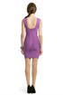 Purple Peep Dress by Hervé Léger