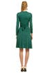 Green Royal Wrap Dress by Issa