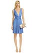 Plunging Deep V Drape Dress by Issa