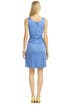 Plunging Deep V Drape Dress by Issa
