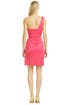 Red Draped Silk Dress by Issa