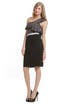 Charcoal Colorblock Ruffle Dress by Jay Godfrey