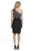 Charcoal Colorblock Ruffle Dress by Jay Godfrey
